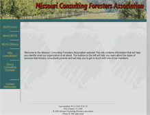 Tablet Screenshot of missouriforesters.com